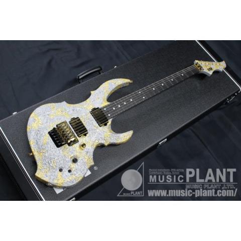 ESP-エレキギター MiAシグネチャーRAPIER Cast Metal Silver w/24K leaf