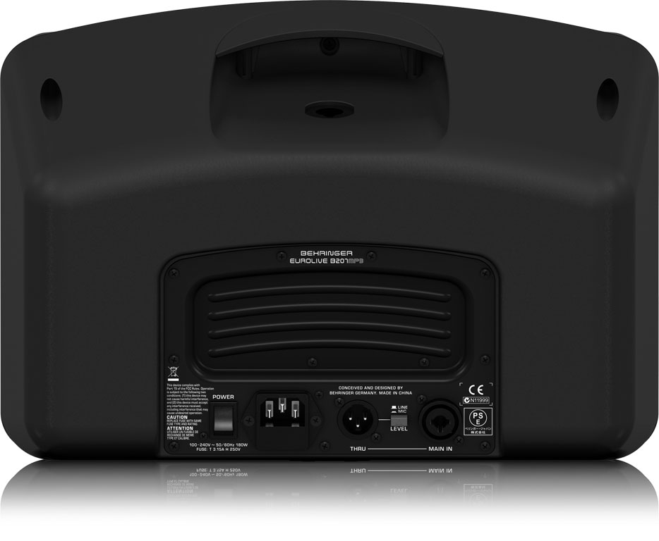 B207MP3 EUROLIVE背面画像 B207MP3 EUROLIVE背面画像