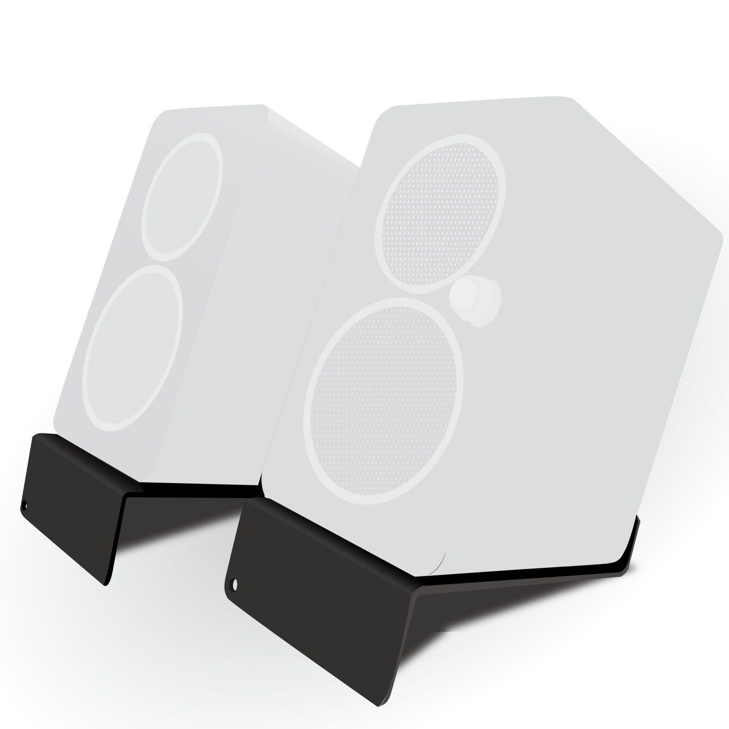 KIKUTANI モニタースピーカースタンドMO-SPS-Z Monitor Speaker Stand