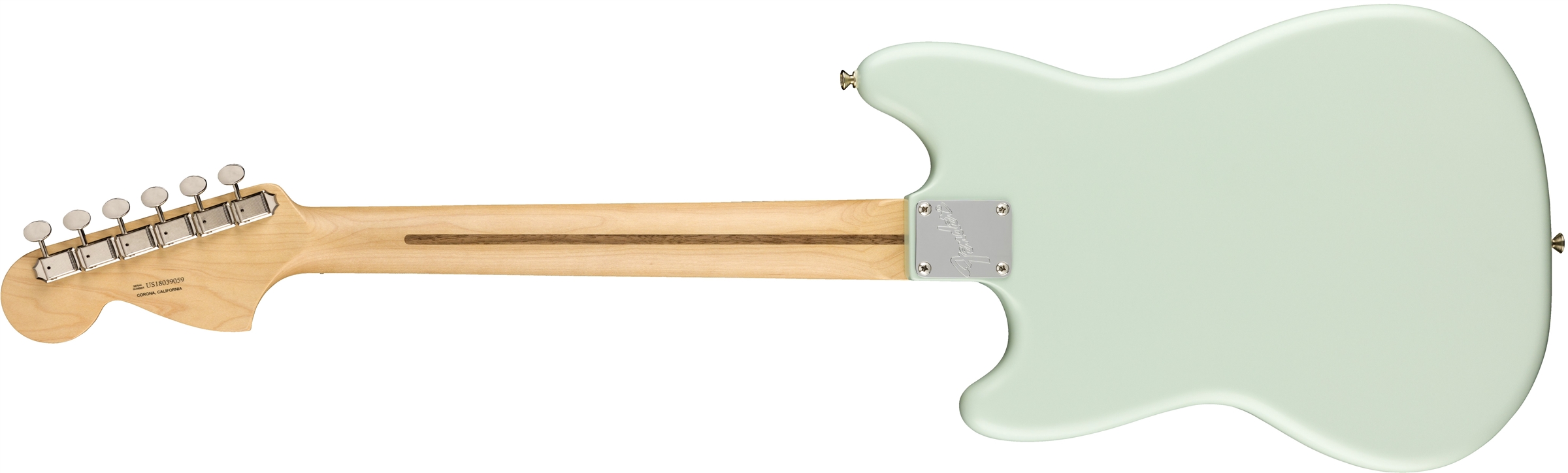 American Performer Mustang Satin Sonic Blue背面画像 American Performer Mustang Satin Sonic Blue背面画像