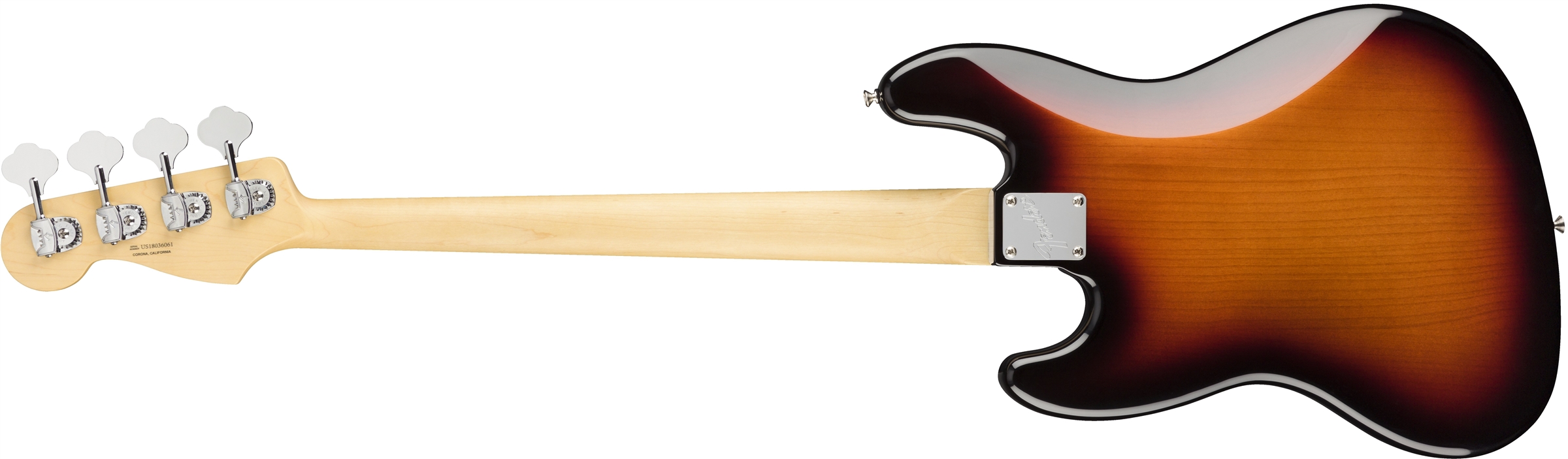 American Performer Jazz Bass 3-Color Sunburst背面画像 American Performer Jazz Bass 3-Color Sunburst背面画像