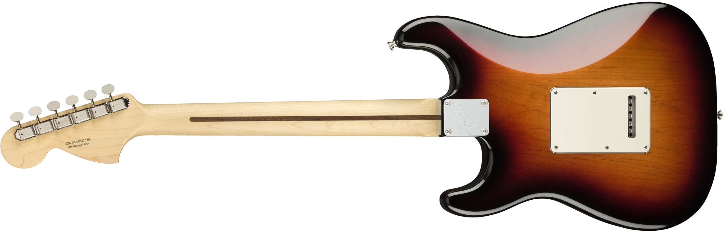 American Performer Stratocaster HSS 3-Color Sunburst背面画像