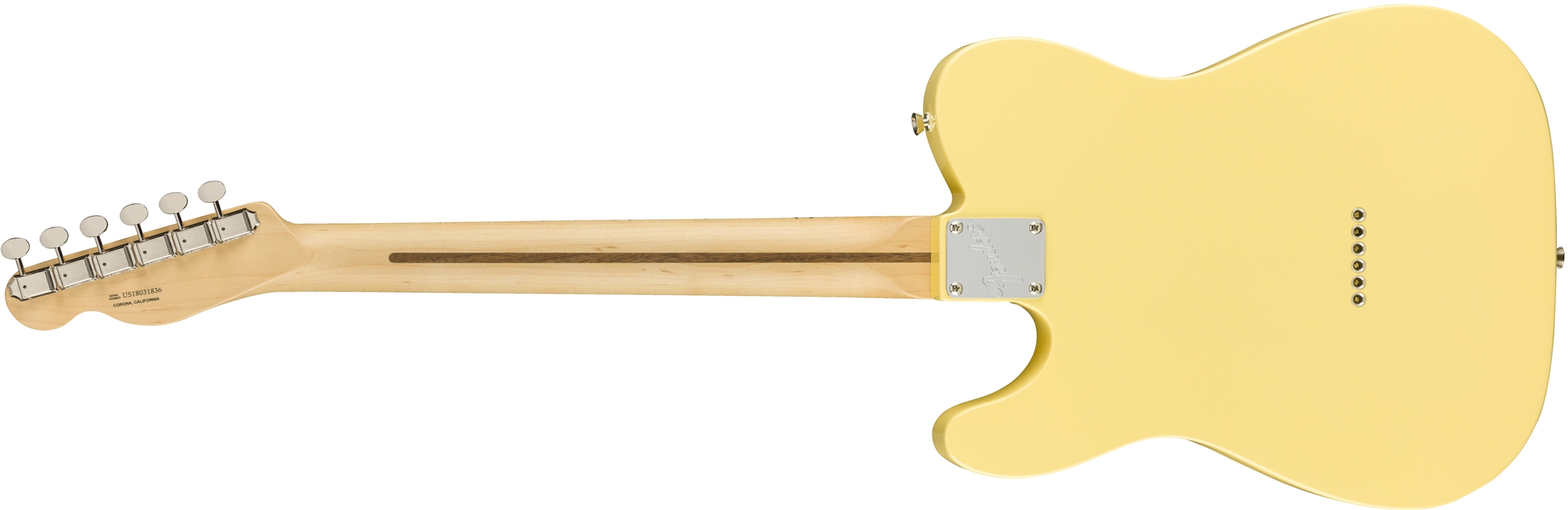American Performer Telecaster Hum Vintage White背面画像 American Performer Telecaster Hum Vintage White背面画像