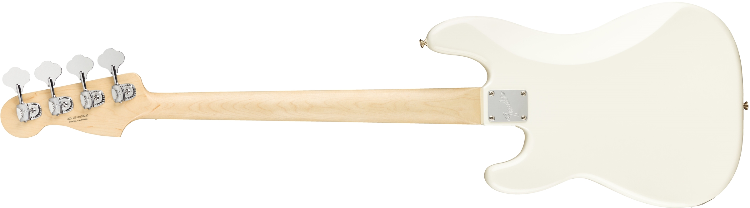 American Performer Precision Bass Arctic White背面画像 American Performer Precision Bass Arctic White背面画像