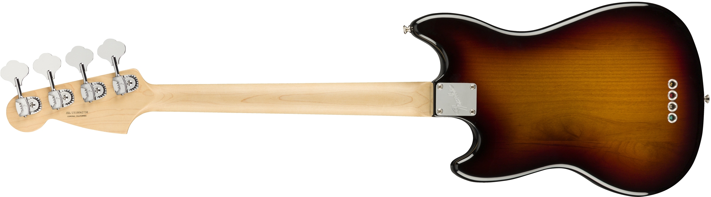 American Performer Mustang Bass 3-Color Sunburst背面画像 American Performer Mustang Bass 3-Color Sunburst背面画像