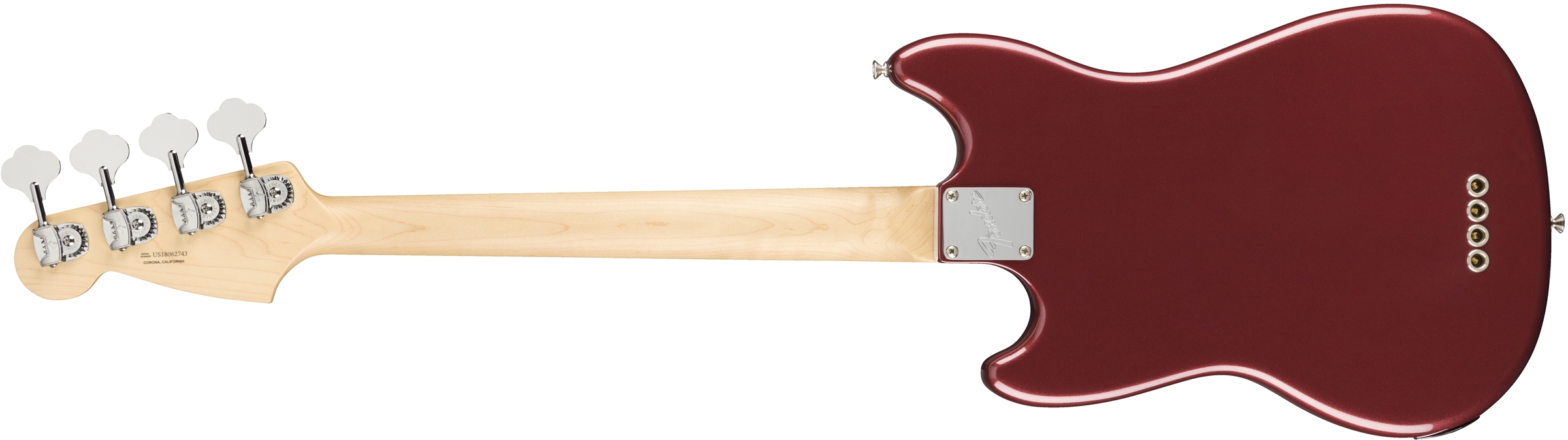 American Performer Mustang Bass Aubergine背面画像 American Performer Mustang Bass Aubergine背面画像