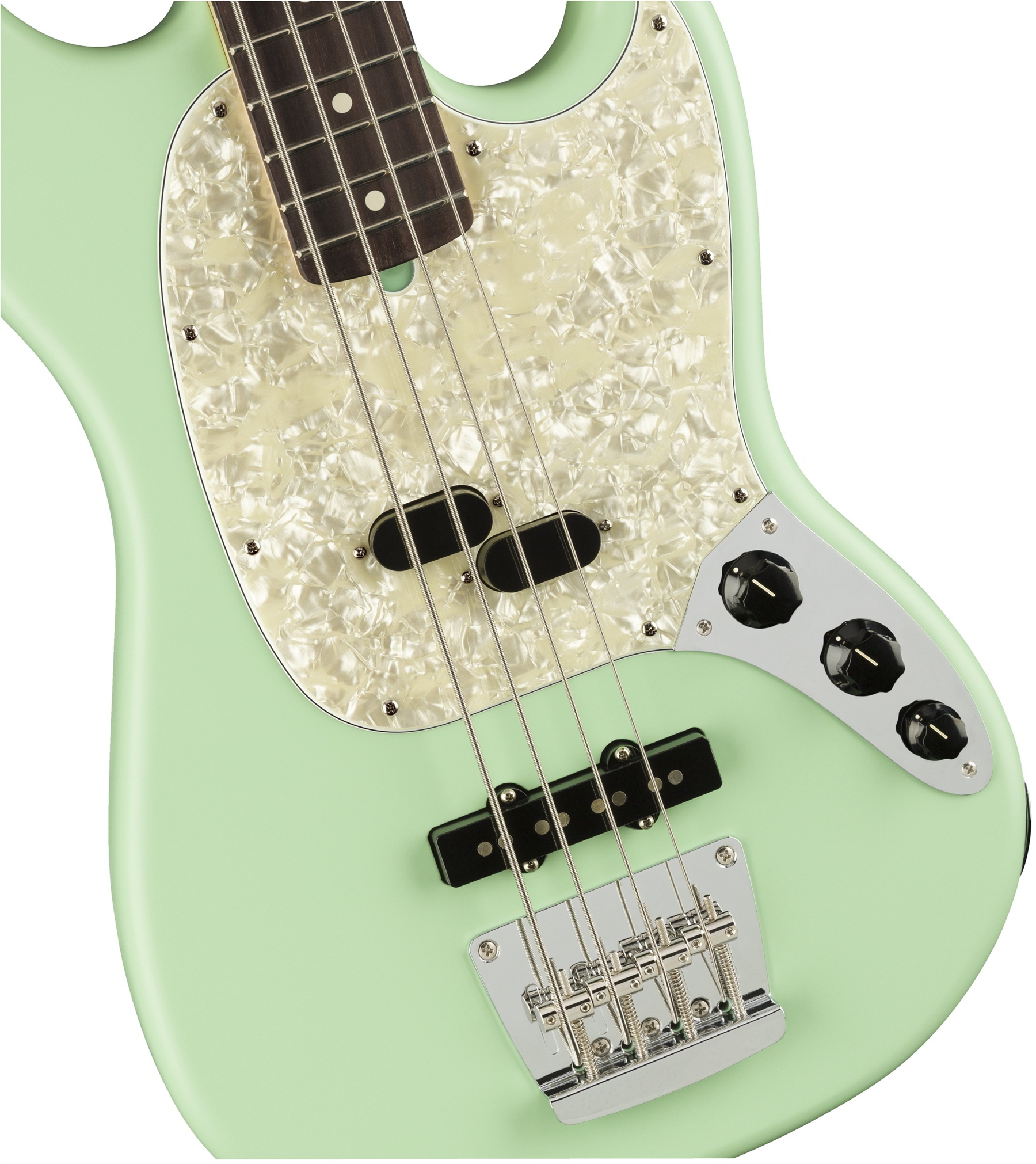 American Performer Mustang Bass Satin Surf Green追加画像 American Performer Mustang Bass Satin Surf Green追加画像