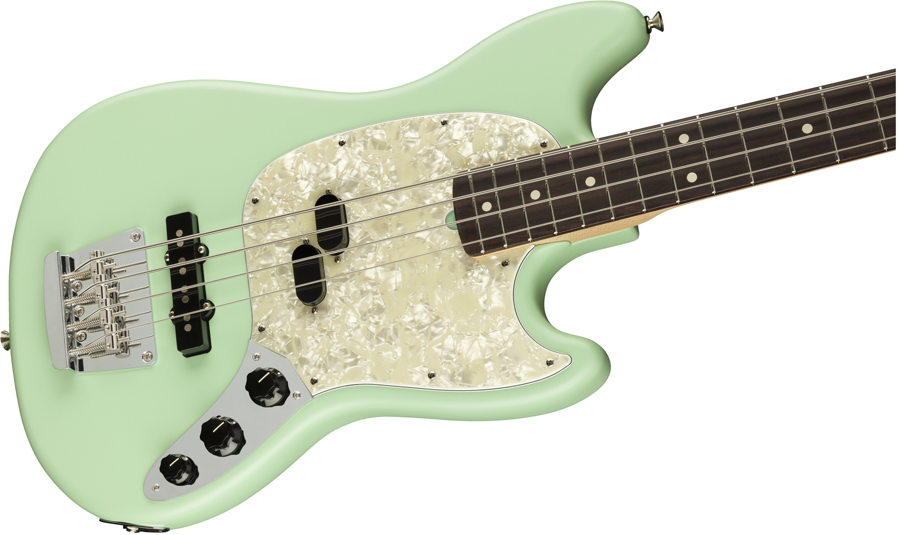 American Performer Mustang Bass Satin Surf Green追加画像 American Performer Mustang Bass Satin Surf Green追加画像