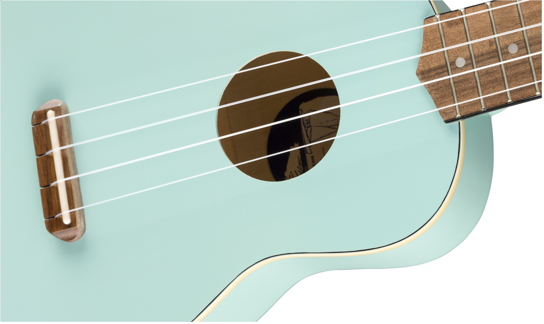 Venice Soprano Uke, Walnut Daphne Blue追加画像 Venice Soprano Uke, Walnut Daphne Blue追加画像
