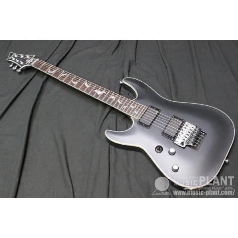 SCHECTER-左用エレキギターDamien Platinum-6 FR LH Satin Black (SBK)
