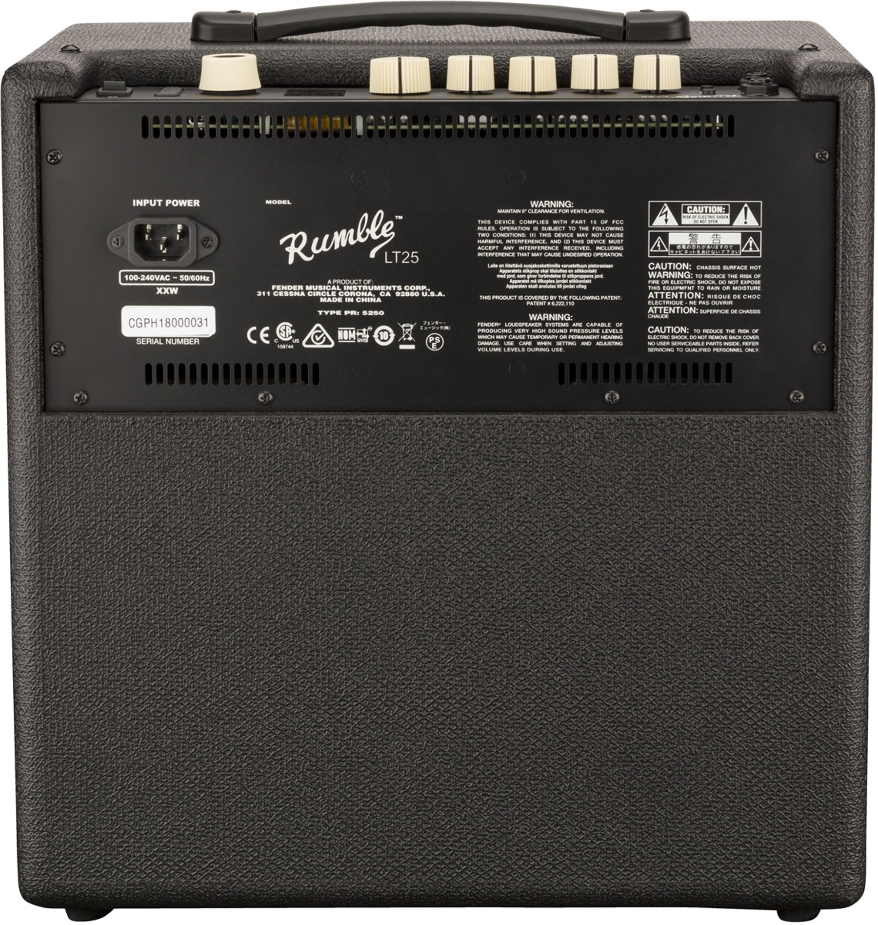RUMBLE LT25背面画像 RUMBLE LT25背面画像