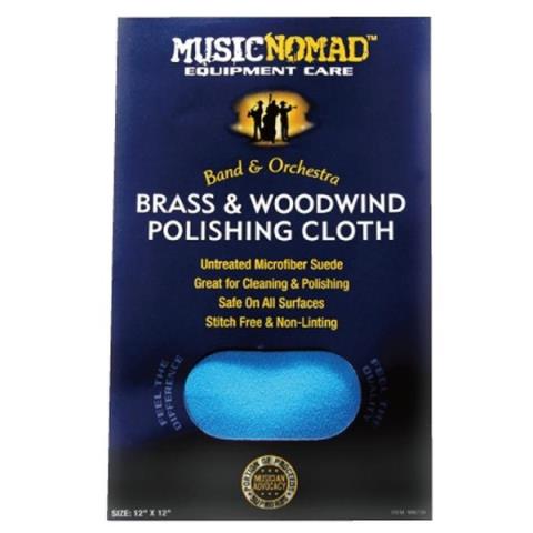 MUSIC NOMAD-金管・木管楽器用マイクロファイバークロスMN730 BRASS POLISH CLOTH