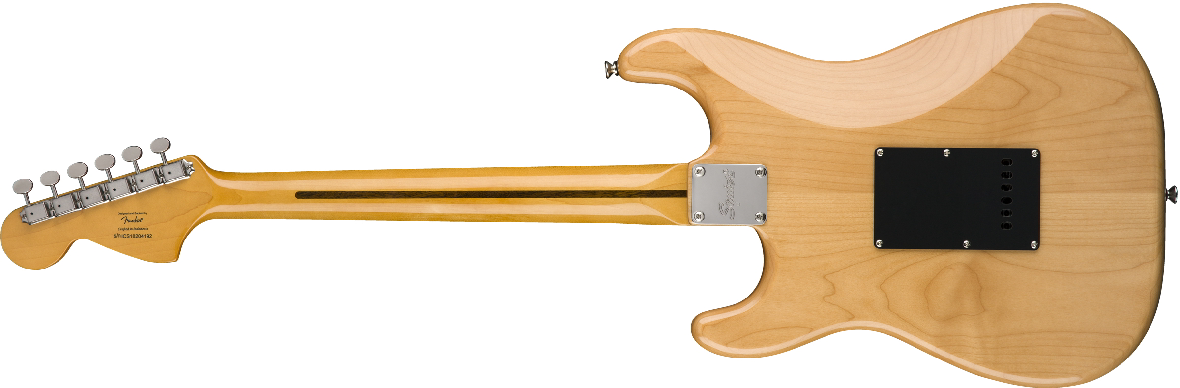 SQ CV 70s STRAT Natural背面画像 SQ CV 70s STRAT Natural背面画像