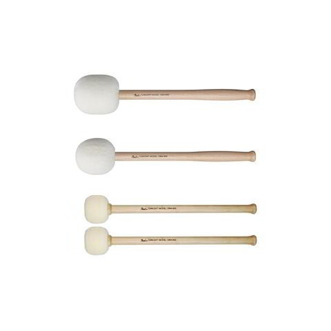 Pearl Percussion-コンサートバスドラムマレットCBM-SET Bass Drum Mallets Hard/Medium-Hard/Medium-Soft