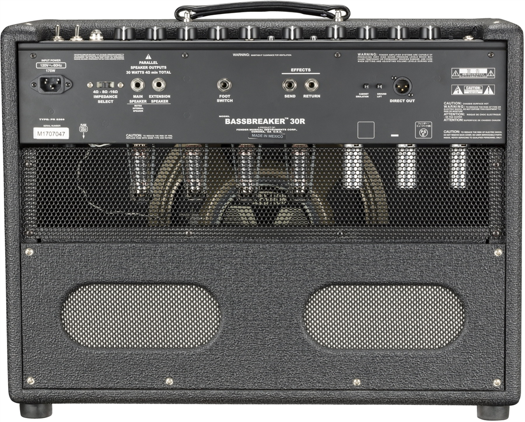 Bassbreaker 30R背面画像 Bassbreaker 30R背面画像