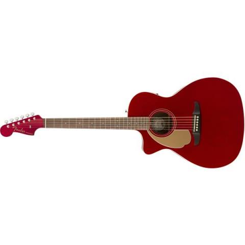 Fender-エレクトリックアコースティックギターNewporter Player LH Candy Apple Red