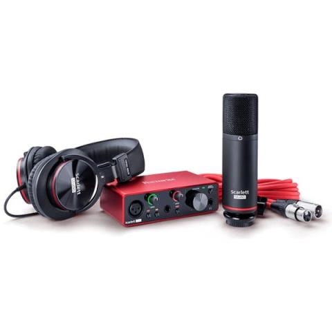 Focusrite-USB オーディオインターフェイスScarlett Solo Studio Pack Gen3