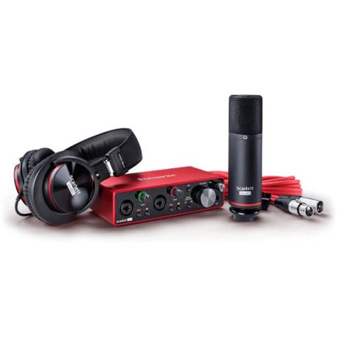 Focusrite-USB オーディオインターフェイス
Scarlett 2i2 Studio Pack Gen3