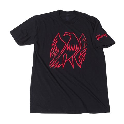Gibson-TシャツGA-FBBMSM Firebird T (Black) Small