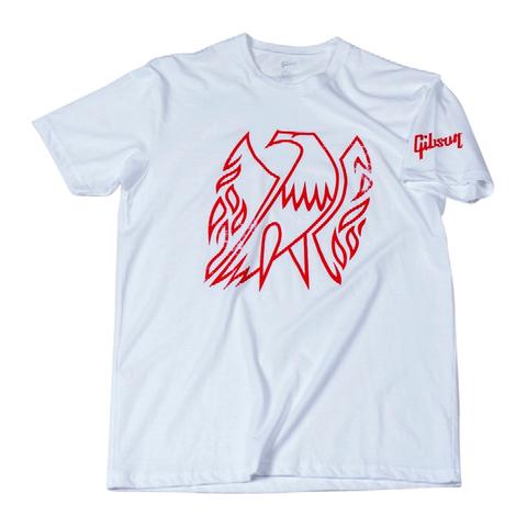 Gibson-TシャツGA-FBWMSM Firebird T (White) Small