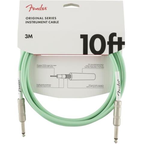 Fender-シールドケーブルOriginal Cable 10FT Surf Green