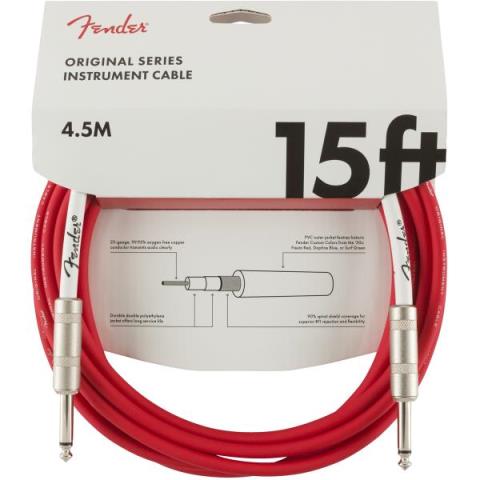 Fender-シールドケーブルOriginal Cable 15FT Fiesta Red