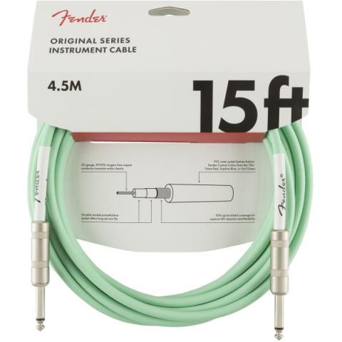 Fender-シールドケーブルOriginal Cable 15FT Surf Green