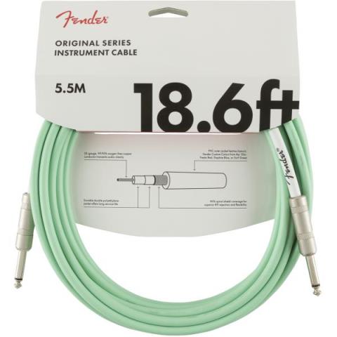 Fender-シールドケーブルOriginal Cable 18.6FT Surf Green