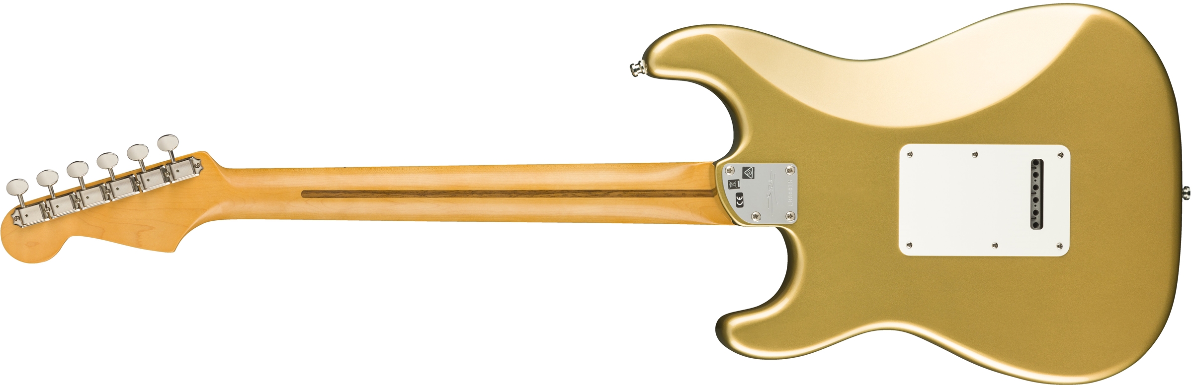 Lincoln Brewster Stratocaster Aztec Gold背面画像 Lincoln Brewster Stratocaster Aztec Gold背面画像