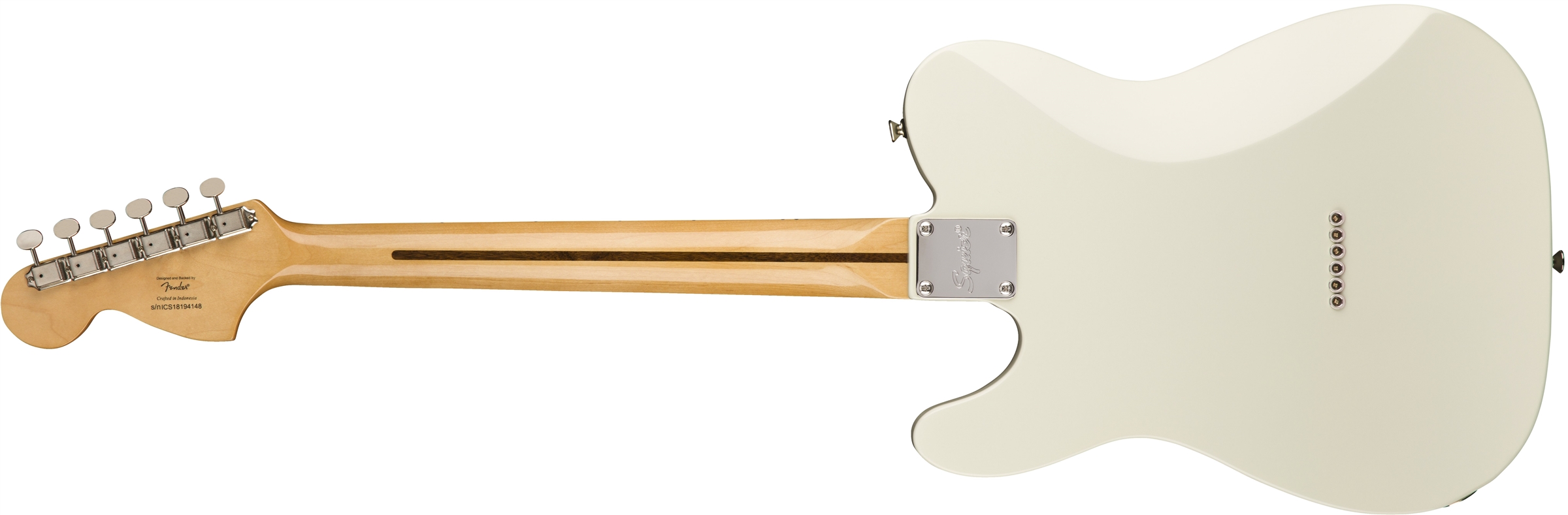 SQ CV 70s TELE DLX Olympic White背面画像 SQ CV 70s TELE DLX Olympic White背面画像