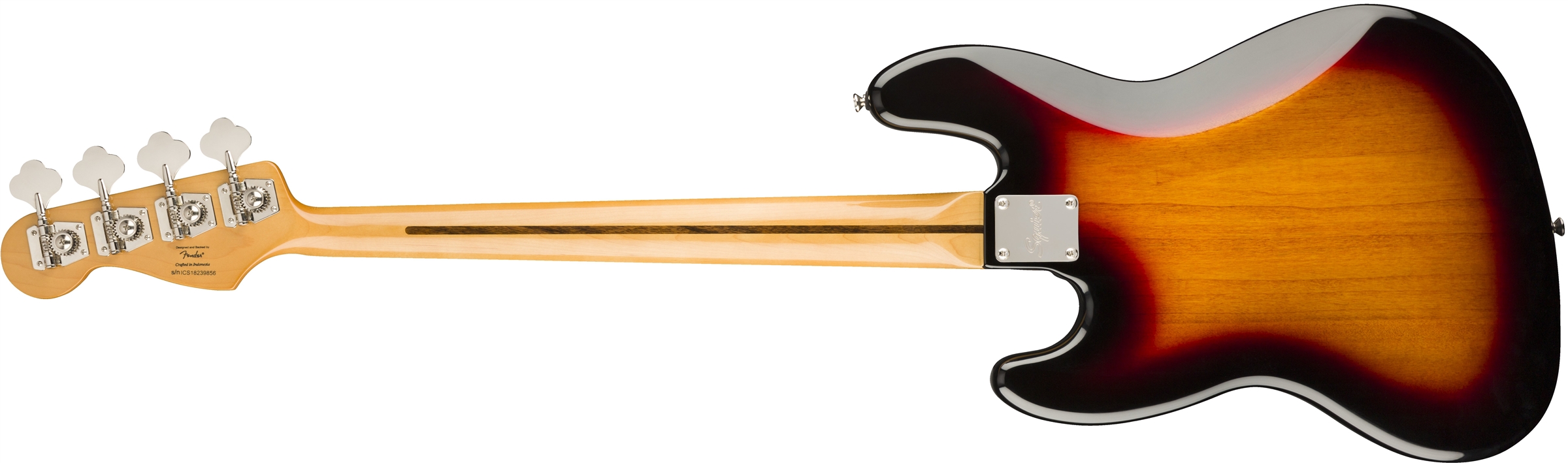SQ CV 60s JAZZ BASS 3-Color Sunburst背面画像 SQ CV 60s JAZZ BASS 3-Color Sunburst背面画像