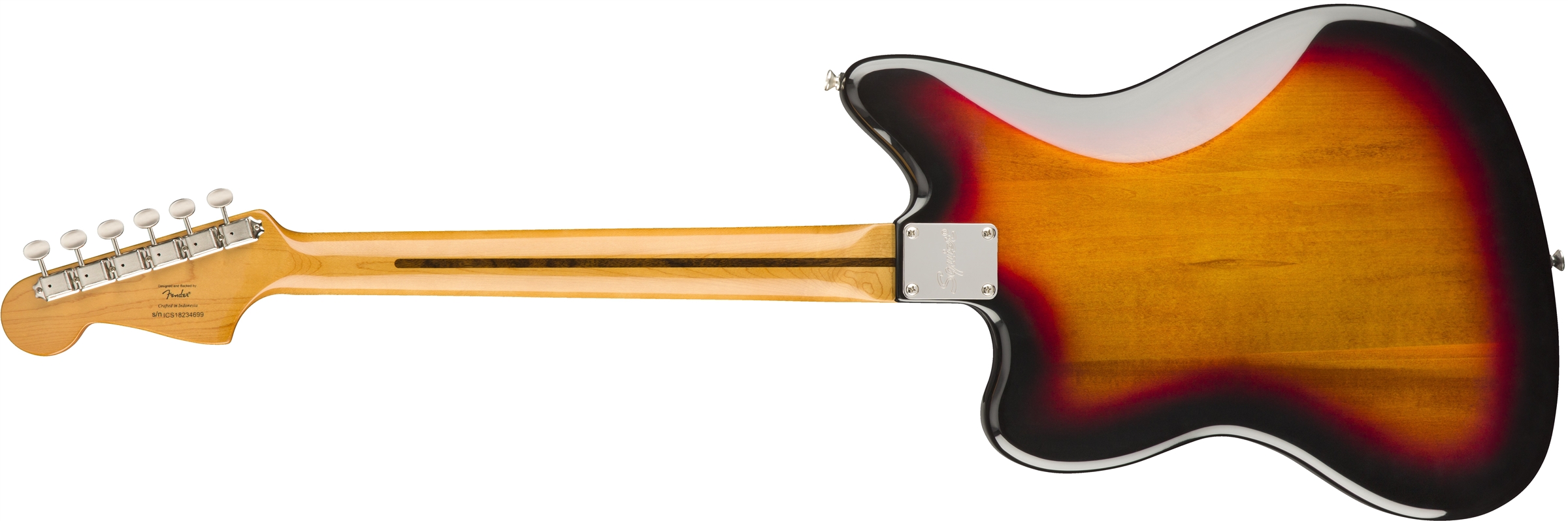 SQ CV 60s JAZZMASTER 3-Color Sunburst背面画像 SQ CV 60s JAZZMASTER 3-Color Sunburst背面画像