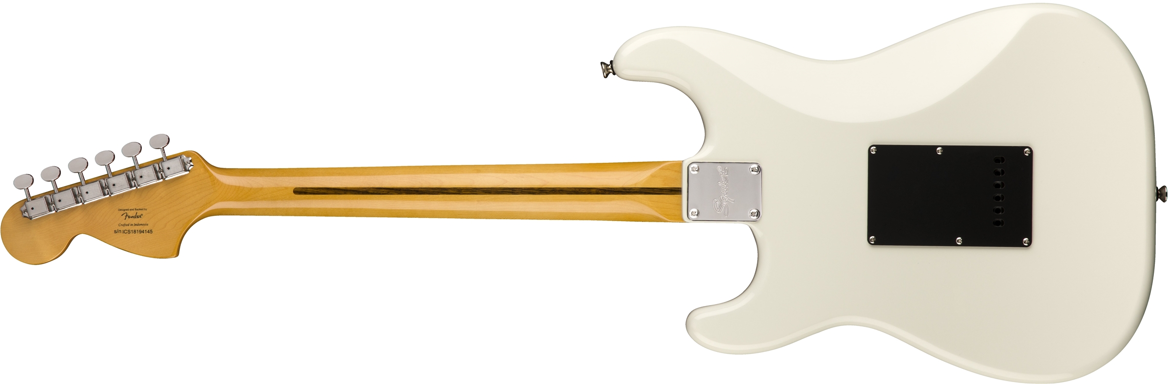 SQ CV 70s STRAT Olympic White背面画像 SQ CV 70s STRAT Olympic White背面画像