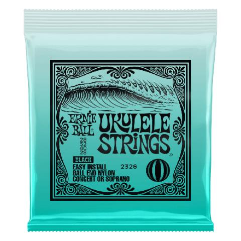 ERNIE BALL-ウクレレ弦2326 UKULELE STRINGS BLACK