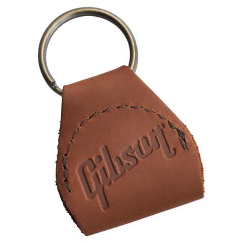 Gibson-ピックホルダーAKYC-BRN Premium Leather Pickholder Keychain