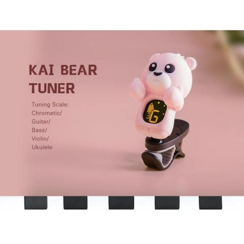 SWIFF-クリップチューナーKAI Cartoon Bear Tuner Pink