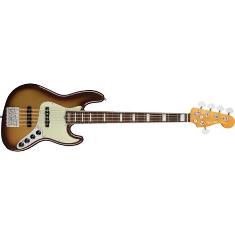 Fender-5弦ジャズベースAmerican Ultra Jazz Bass V Mocha Burst