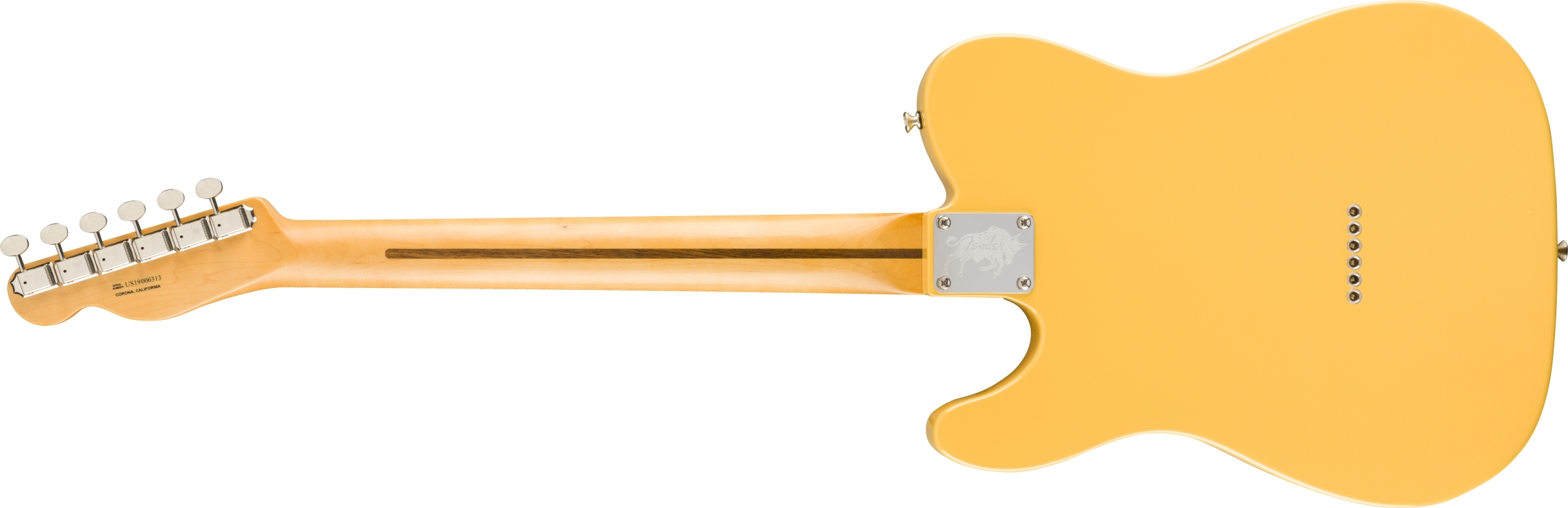 Britt Daniel Tele Thinline Amarillo Gold背面画像 Britt Daniel Tele Thinline Amarillo Gold背面画像