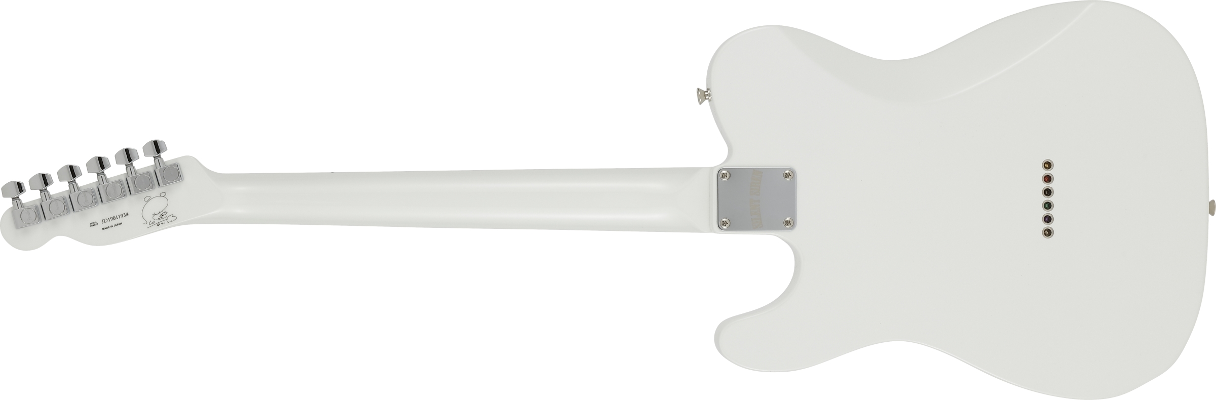 SILENT SIREN Telecaster Arctic White背面画像 SILENT SIREN Telecaster Arctic White背面画像