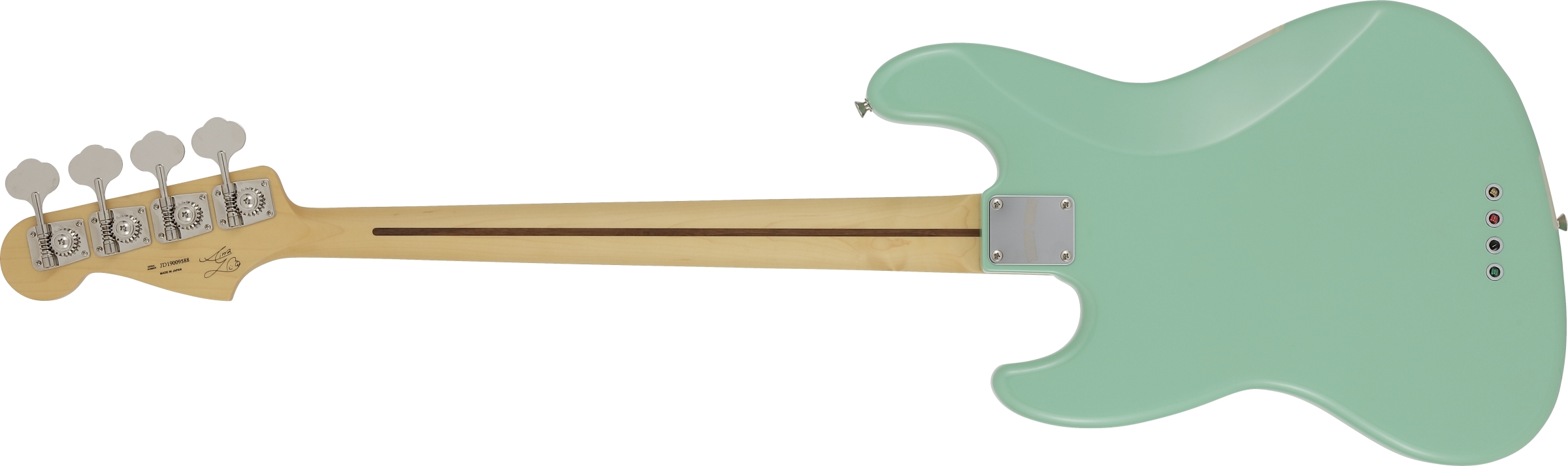 SILENT SIREN Jazz Bass Surf Green背面画像 SILENT SIREN Jazz Bass Surf Green背面画像