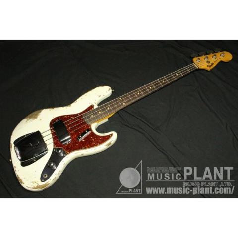 Fender-ジャズベースTime Machine 1961 Jazz Bass Heavy Relic Olympic White