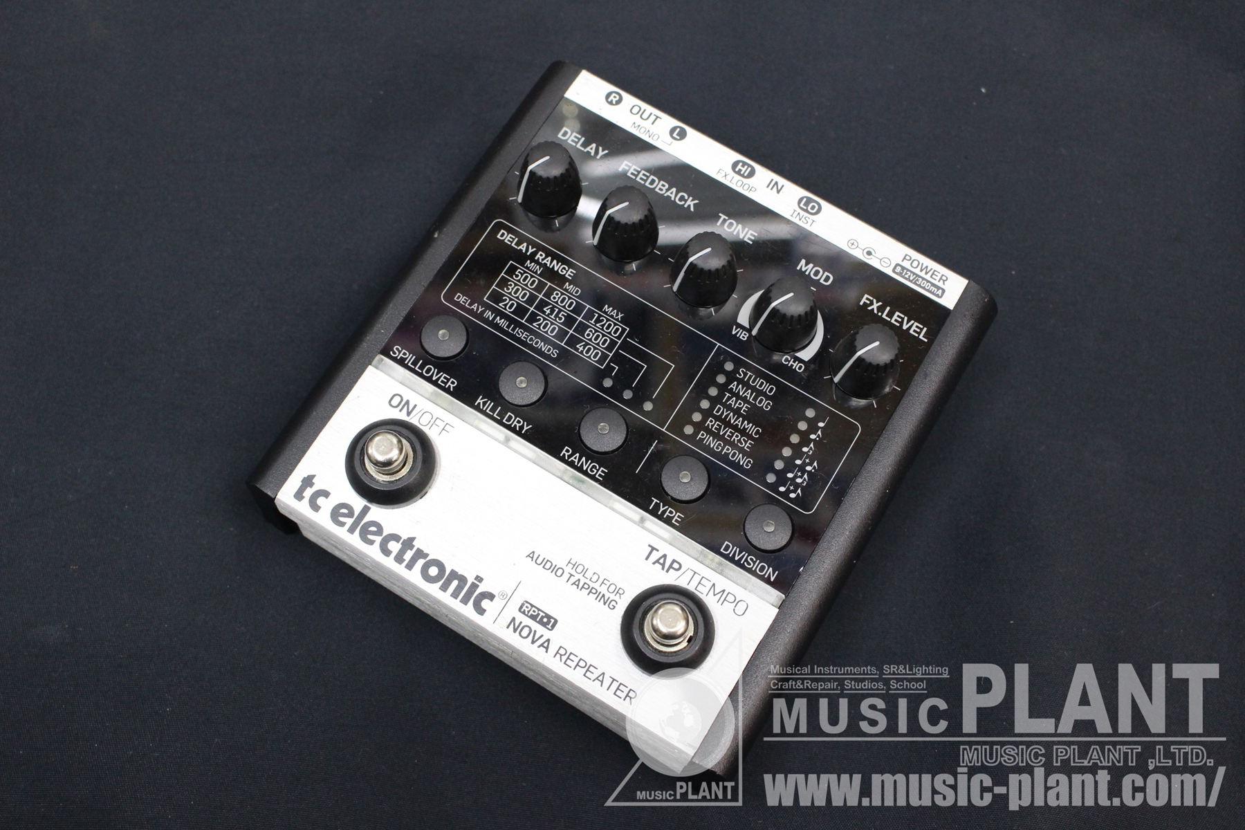 大人気新品 TC Electronic ディレイNOVA REPEATER RPT-1中古品()売却済み ギター