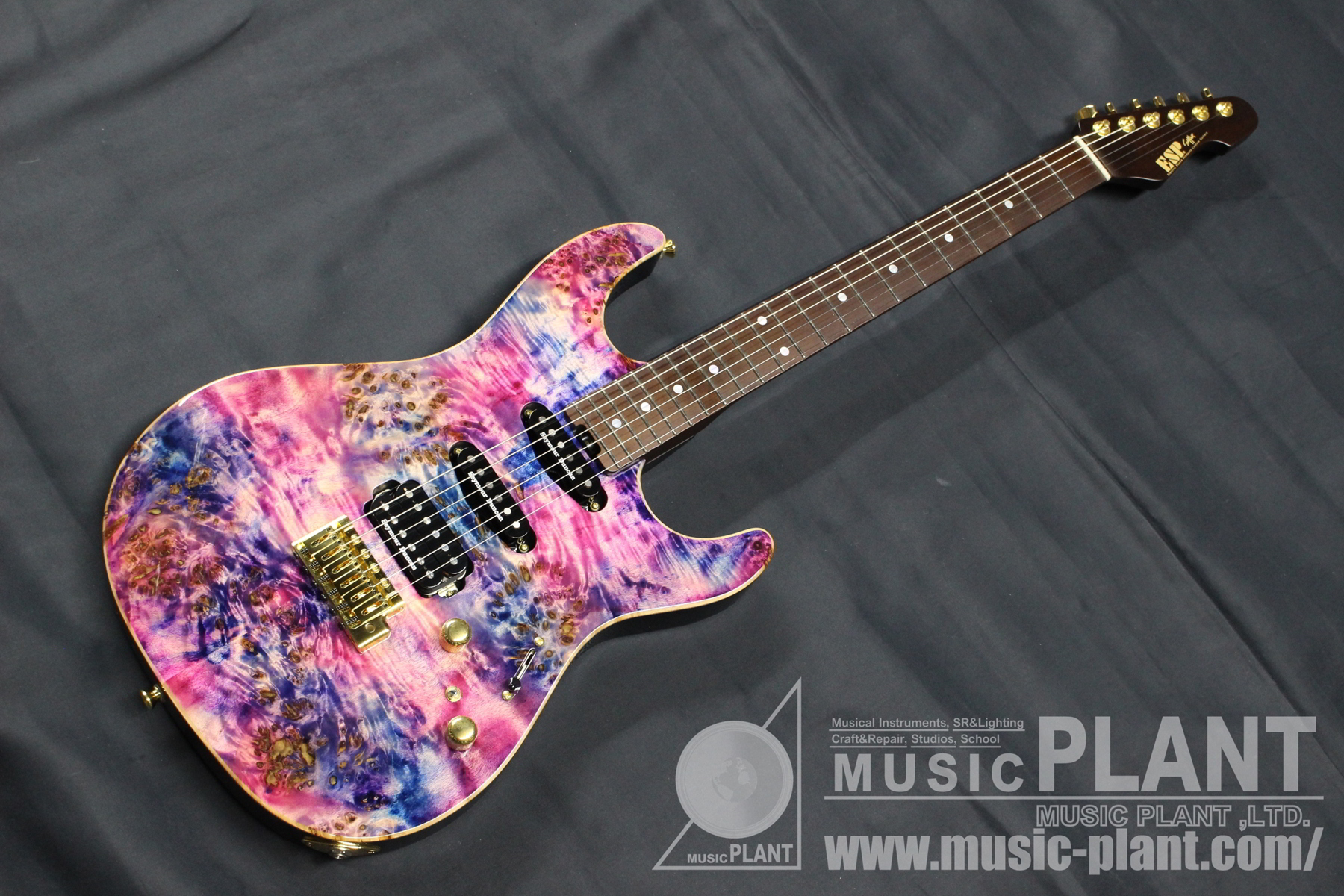 ESP エレキギターSNAPPER-CTM BURL TOP()売却済みです。あしからずご ...