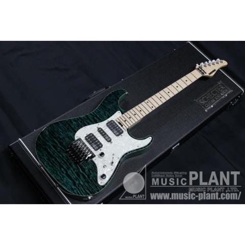 SCHECTER-エレキギター
EX-V-22 CTM/FRT M/M 4A Grade BKTQ Black Turquoise
