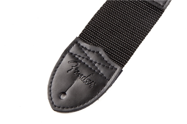 Fender 2" Black Poly Strap w/ Red Fender Logoヘッド画像 Fender 2" Black Poly Strap w/ Red Fender Logoヘッド画像