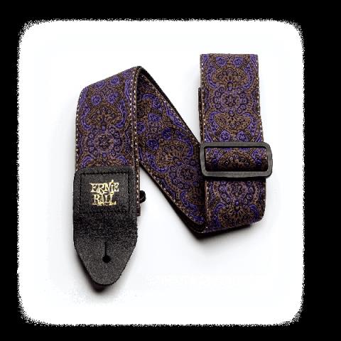 ERNIE BALL-ストラップPurple Paisley Jacquard Strap