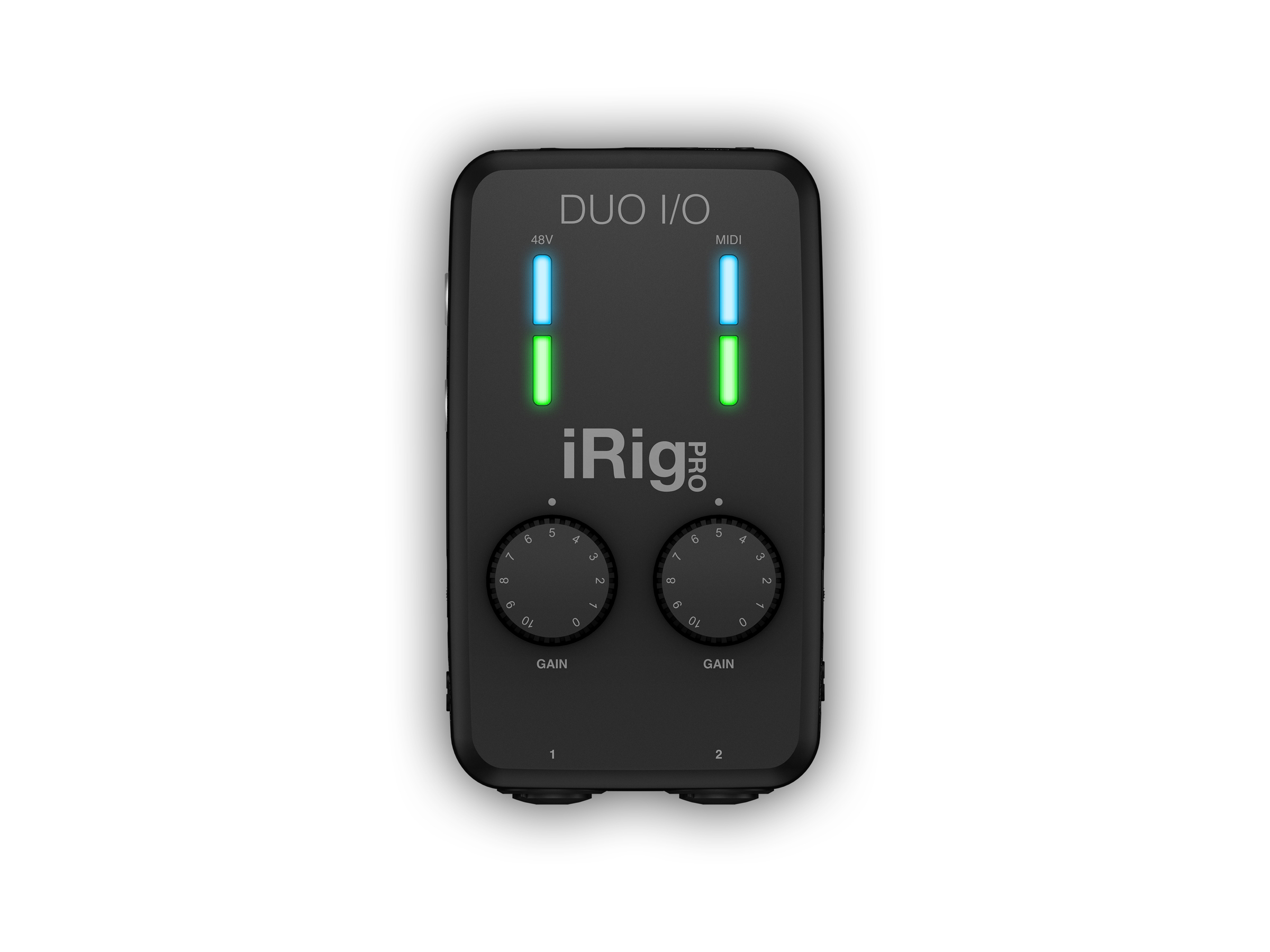 iRig Pro DUO I/Oパネル画像 iRig Pro DUO I/Oパネル画像