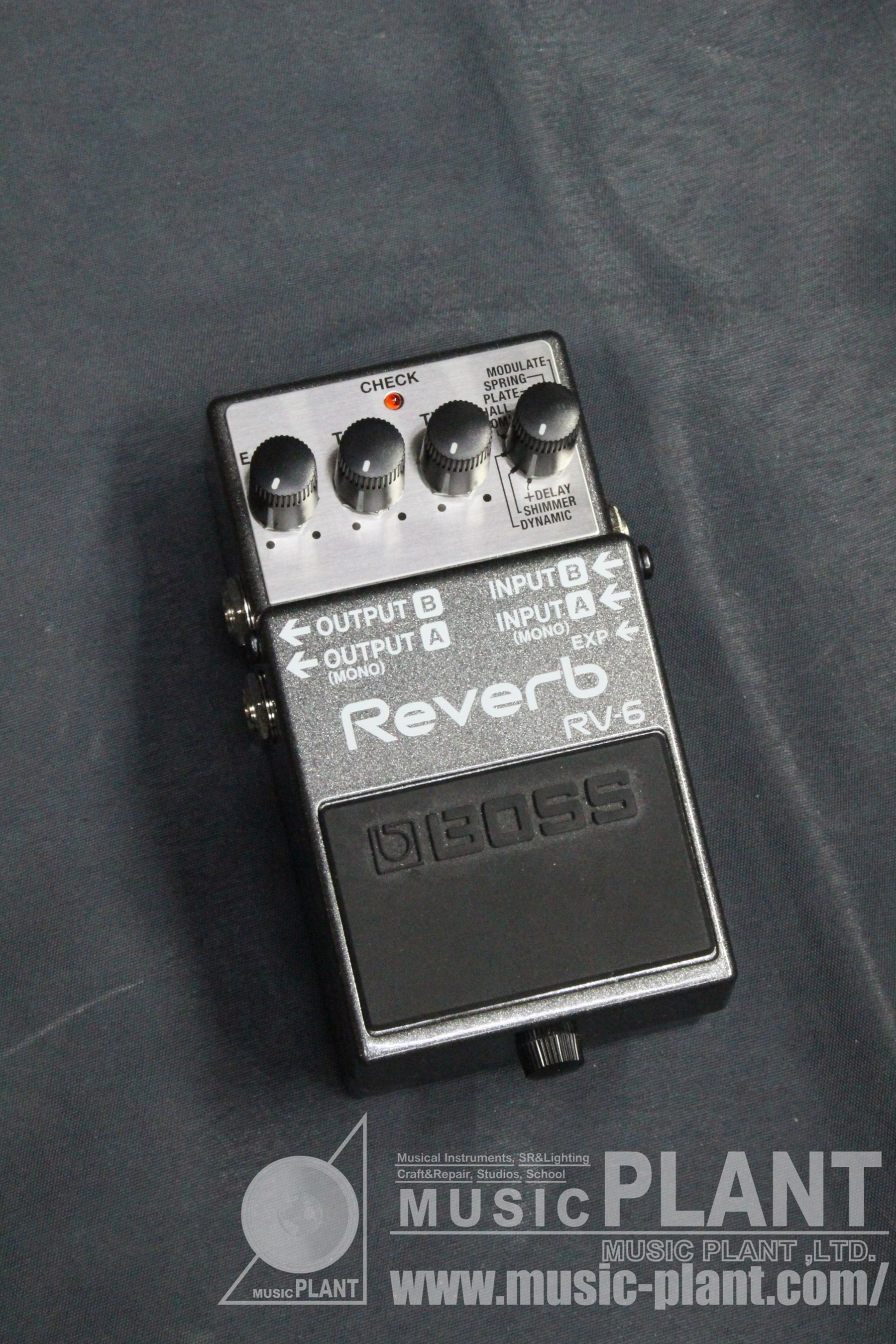 BOSS リバーブRV-6中古品()売却済みです。あしからずご了承ください。 | MUSIC PLANT WEBSHOP