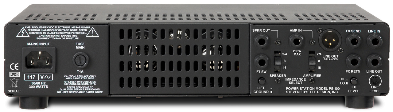 Fryette PS-100背面画像 Fryette PS-100背面画像