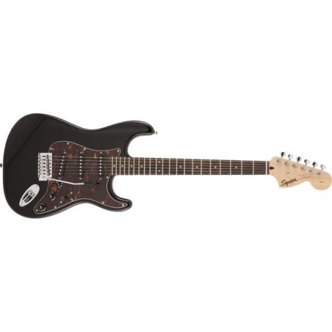 FSR Affinity Series Stratocaster Black with Tortoiseshell Pickguardサムネイル